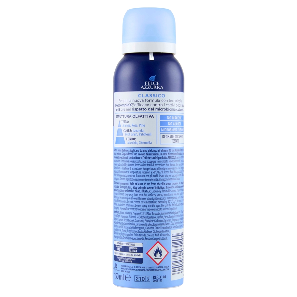 Felce Azzurra Classico Deo Spray 150 ml